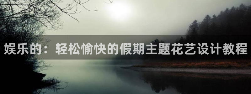 天辰娱乐app最新版怎么下载苹果：娱乐的：轻松愉快的假期主题花艺设计教程